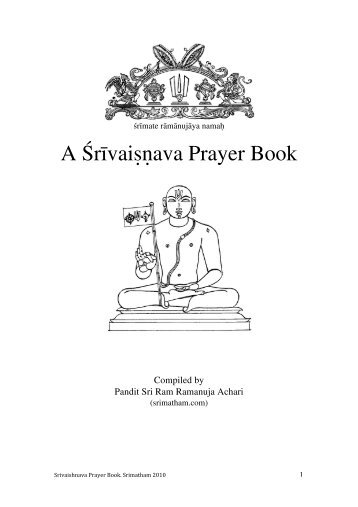 Srimatham Prayer Book - Yajur Veda Australasia - Resources