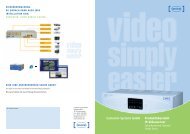 Convision Systems GmbH ProduktÃ¼bersicht IP-Videoserver