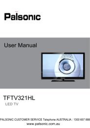 Instruction Manual (PDF) - Palsonic