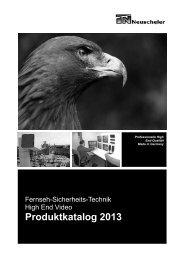 Produktkatalog Fernseh-Sicherheit 2013 (PDF 4,0MB) - Neuscheler