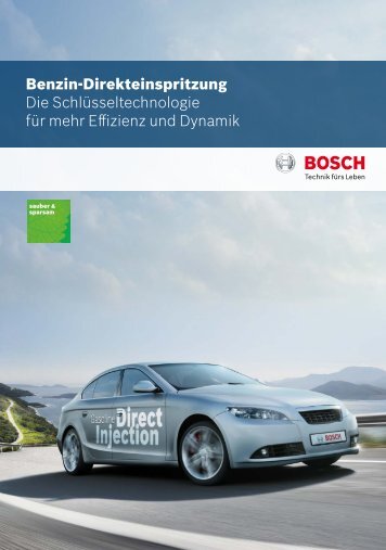 Bosch Benzin-Direkteinspritzung Mappe und Datenblätter (PDF 6,43 ...