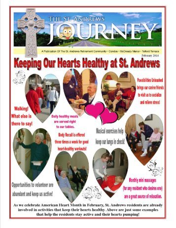 St. Andrews Retirement Community February Newsletter