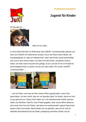 Projektdokumentation - KiFa - Kinder- und Familienbildung