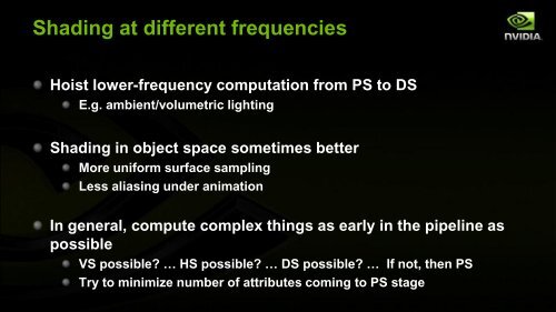 DX11 Tessellation - nVIDIA