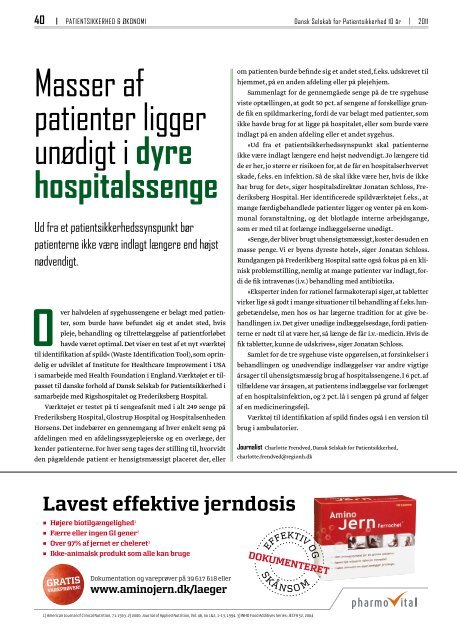 Hele magasinet som pdf - Dansk Selskab for Patientsikkerhed