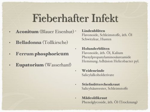 Homöopathie und Phytotherapie