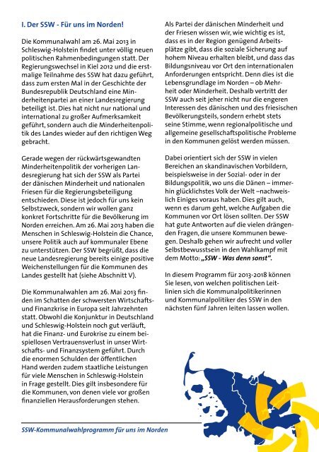 Wahlprogramm - Komba Schleswig Holstein