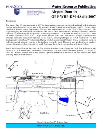 Water Resource Publication Airport Dam 4A OPP-WRP-DM-4A:(1 ...