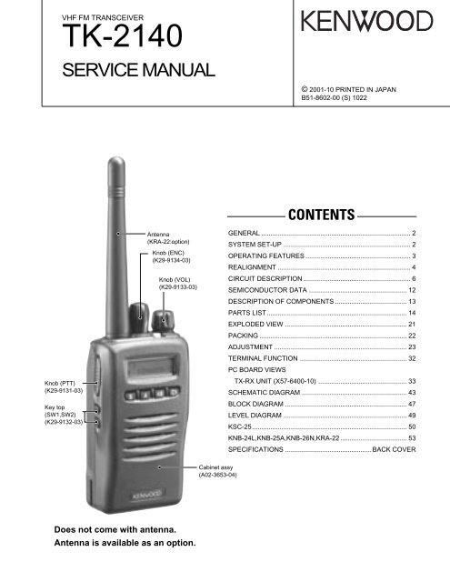 Kenwood TK-2140 3140