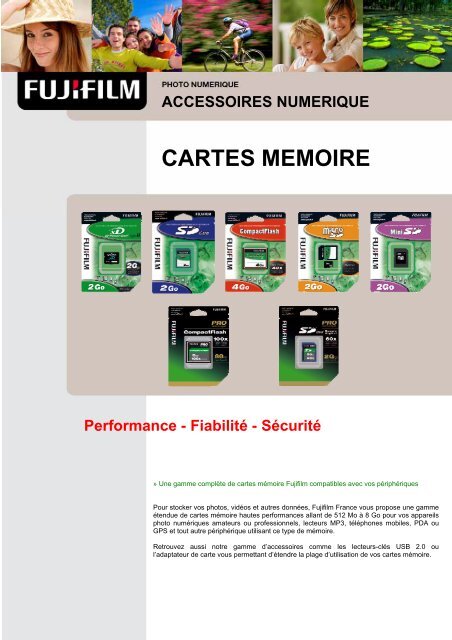Cartes Memoire Fujifilm France