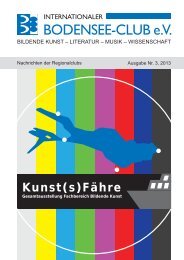 Kunst(s)Fähre - Internationaler Bodensee-Club eV