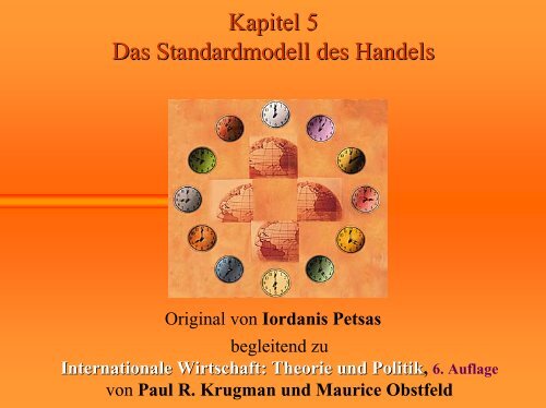 Kapitel 5 Das Standardmodell des Handels