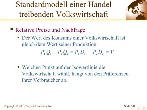 Kapitel 5 Das Standardmodell des Handels