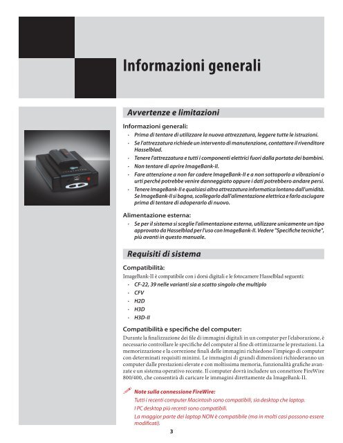 Collegamento di ImageBank-II - Hasselblad