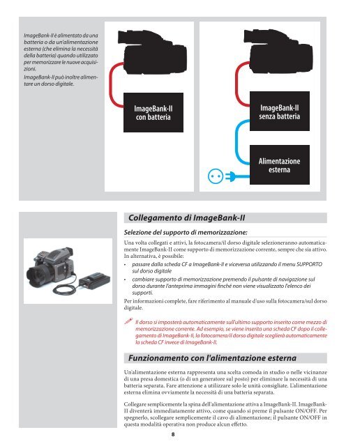 Collegamento di ImageBank-II - Hasselblad