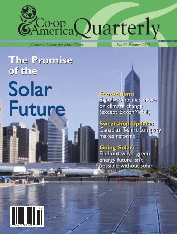 Promise of a Solar Future (pdf) - Green America