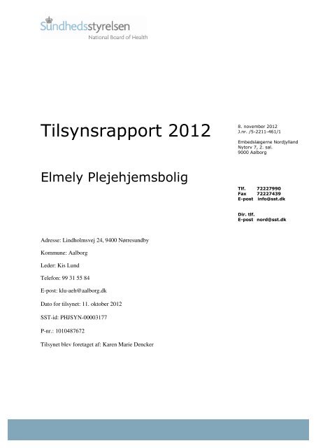 Elmely, plejeboliger - Aalborg Kommune