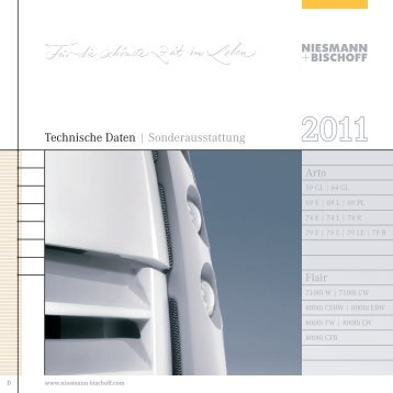 Preisliste Serie 2011 - Niesmann + Bischoff