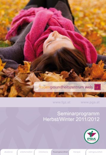 Seminarprogramm Herbst/Winter 20 /20 2 - PGA