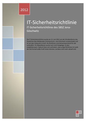 Download als PDF - SBSZ - Jena GÃ¶schwitz