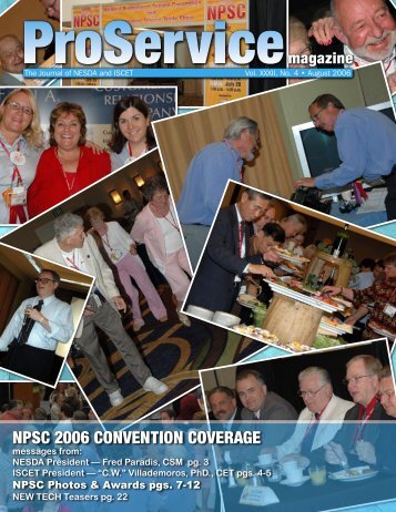npsc 2006 convention coverage - International Society of Certified ...