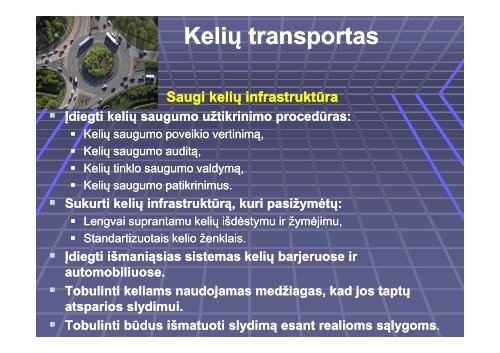 ES transporto moksliniai tyrimai, transporto politika