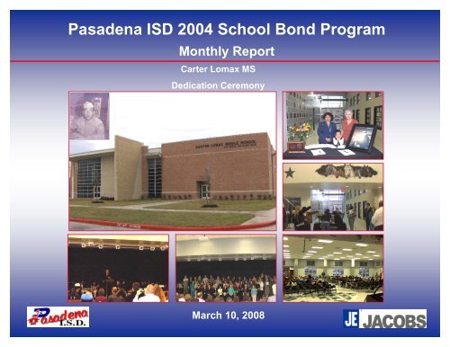 March 2008 - Pasadena Independent School District