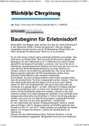 MÃ¤rkische Oderzeitung, August 2013 - Karls