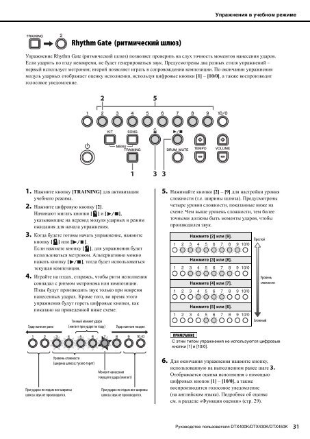 DTX400K/DTX430K/DTX450K Owner's Manual [Russian / 19.3MB]