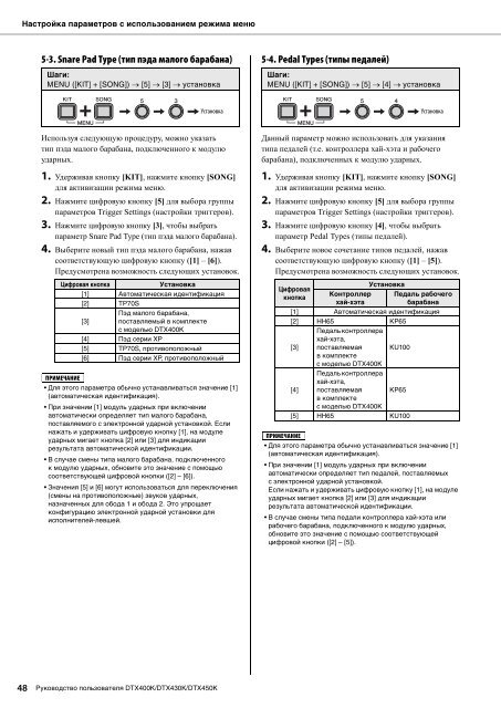 DTX400K/DTX430K/DTX450K Owner's Manual [Russian / 19.3MB]