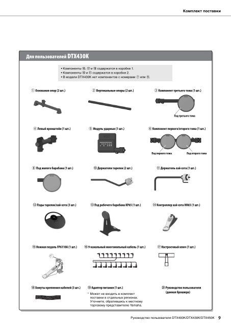 DTX400K/DTX430K/DTX450K Owner's Manual [Russian / 19.3MB]