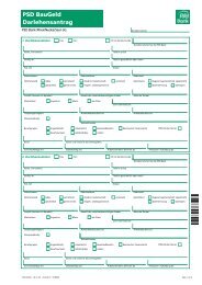 Antrag Psd Baugeld Psd Bank Niederbayern Oberpfalz Eg