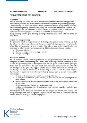 720 - Gemeente Krimpen aan den IJssel