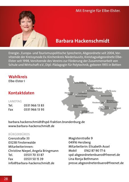 Auf einen Blick - SPD-Landtagsfraktion Brandenburg