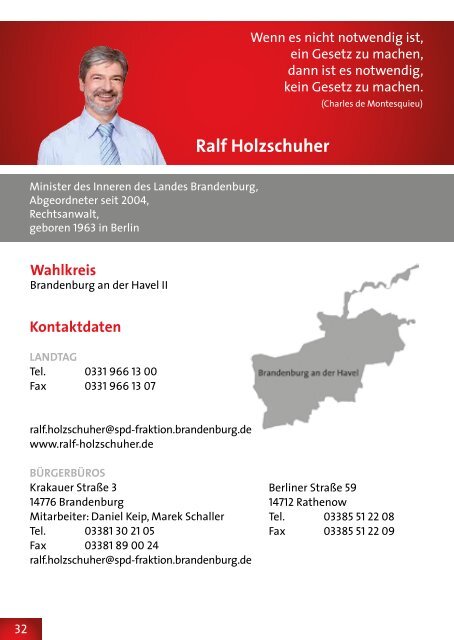 Auf einen Blick - SPD-Landtagsfraktion Brandenburg