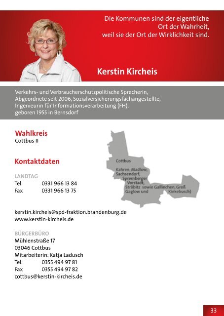 Auf einen Blick - SPD-Landtagsfraktion Brandenburg