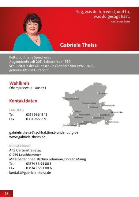 Auf einen Blick - SPD-Landtagsfraktion Brandenburg