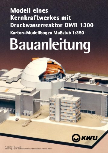 Modell eines Kernkraftwerkes mit aftwerkes mit - papermodels.de