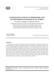 luminescence dating of prehistoric site of smintheion