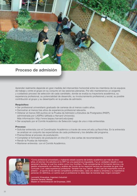 Un MBA a tu medida - Universidad ORT Uruguay