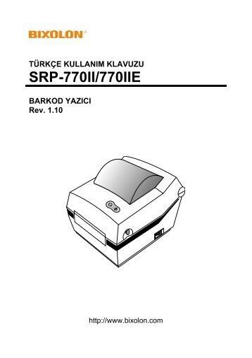 SRP-770II/770IIE - BIXOLON
