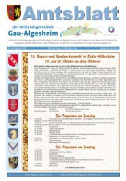 weiterlesen - Verbandsgemeinde Gau-Algesheim