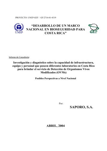 NBF CR Consultoria Laboratorios OVMs.pdf - UNEP