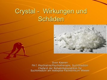 Crystal- psychische Schäden und Wirkungen - Landkreis Zwickau