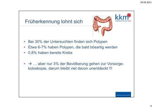 Vorsorge- Koloskopie - Katholisches Klinikum Mainz