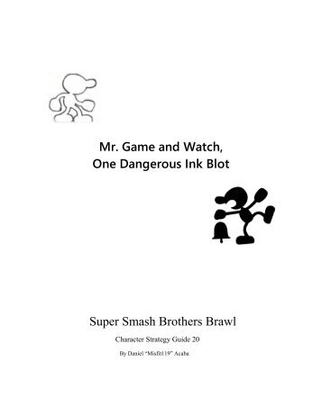 Mr. Game And Watch, One Dangerous Ink Blot - GamesRadar