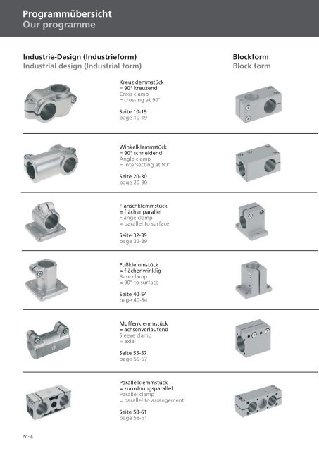 FuÃƒÂŸklemmstÃƒÂ¼cke Base clamps