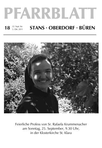 STANS Â· OBERDORF Â· BÃREN - Pfarrei Stans