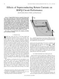 Effects of Superconducting Return Currents on RSFQ ... - IEEE Xplore