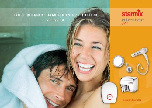 hÃ¤ndetrockner Â· haartrockner Â· hotellerie 2009 / 2010 - Starmix